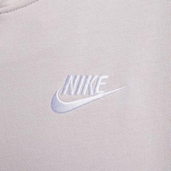 NEW Nike Club Fleece Women’s Pullover Hoodie Violet White Size Large DQ5793-019 - Picture 4 of 6